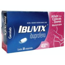 Ibuvix Geolab 400mg com 10 comprimidos