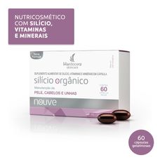 Silício Orgânico Nouve com 60 cápsulas