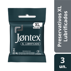 Preservativo Xl Jontex Lubrificante com 3 Unidades