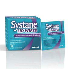 Systane Novartis Lid Wipes com 30 Sachês