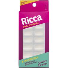 Unhas Ricca Naturais Quadrado Curta