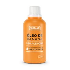 Óleo de Banana Farmax Diluente de Esmalte 100ml