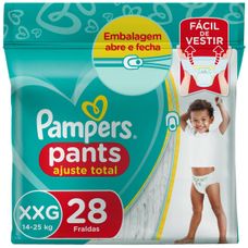Fralda Descartável Pampers Pants Ajuste Total Xxg Com 28 Unidades