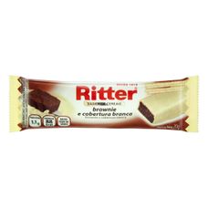 Barra de Cereal Ritter Brownie Cobertura Branco 20g