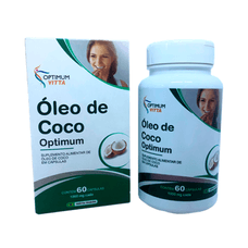 Óleo de Coco Optimum Vitta 1000mg com 60 cápsulas