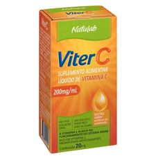 Viter C Natulab 200mg/ml em gotas com 20ml