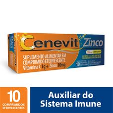 Cenevit Zinco Legrand 1g com 10 comprimidos Efervescentes