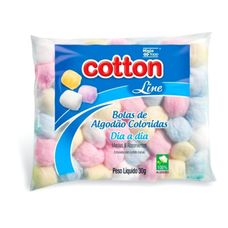 Algodão Cotton Bola Colorido Dia A Dia 30g