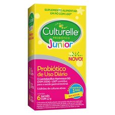 Culturelle Probiótico Junior Com 6 Sachês