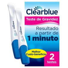 Teste de Gravidez Clearblue Plus com 2 Unidades