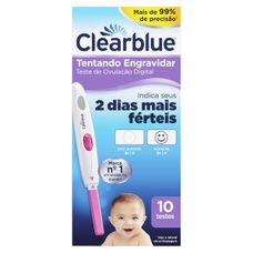 Teste de Ovulação Clearblue Digital com 10 Unidades