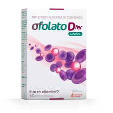 Ofolato D Fer Farmasa 2000Ui com 30 comprimidos
