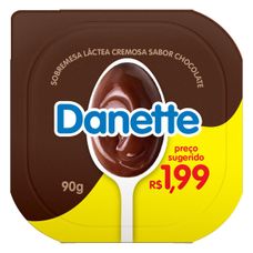 Danette Chocolate Unitário 90g