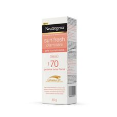 Protetor Solar Neutrogena Sun Fresh Derm Care Sem Cor Fps 70 40g