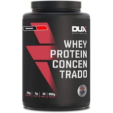 Whey Protein Concentrado  Dux Morango 900g Pote