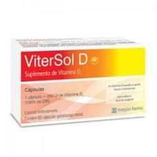 Vitersol D Marjan 200Ui com 60 cápsulas