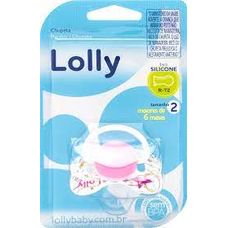 Chupeta Lolly Zoo Borboleta Silicone Ortodôntico Tamanho 2 Rosa