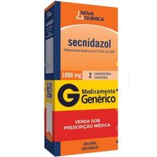 Secnidazol Nova Quimica 1g com 2 comprimidos