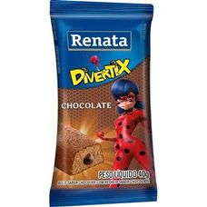 Mini Bolo Renata Divertix Chocolate com Brigadeiro 40g