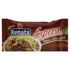 Macarrão Instantâneo Lamen Renata Express Feijão com Bacon 96g