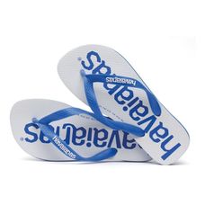 Sandália Havaianas Top Logomania Azul 37/38