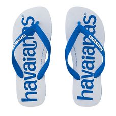 Sandália Havaianas Top Logomania Azul 37/38