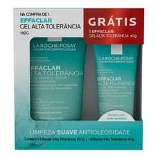 Gel de Limpeza Facial La Roche-Posay Effaclar Alta Tolerância Antioleosidade com 150g+ 40g
