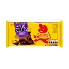 Chocolate Garoto Tablete Caju E Passas 90g