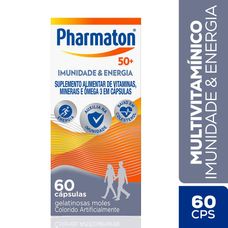Pharmaton 50+ Sanofi-Aventis com 60 cápsulas