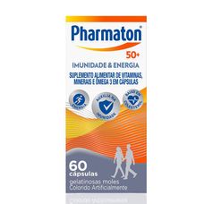 Pharmaton 50+ Sanofi-Aventis com 60 cápsulas