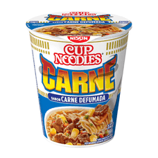 Macarrão Instantâneo Cup Noodles Nissin Carne Defumada 69g