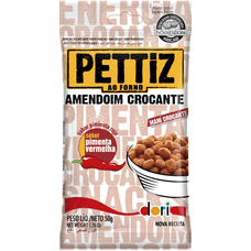 Amendoim Pettiz Pimenta Vermelha Crocante 50g