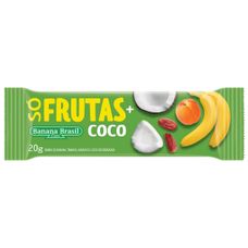 Barra Só Frutas Banana Brasil Mais Coco 20g