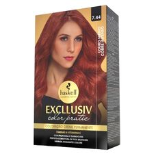Tintura Excllusiv Color Pratic 7.44 Louro Médio Cobre Intenso