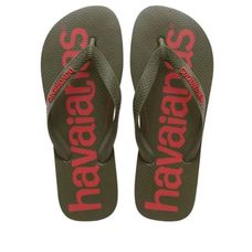 Sandália Havaianas Top Logomania Verde 41/42