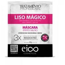 Máscara Capilar Eico Liso Mágico Efeito Salão 40g