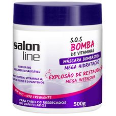 Máscara Capilar Salon Line Sos Bombastica Mega Hidratação 500g