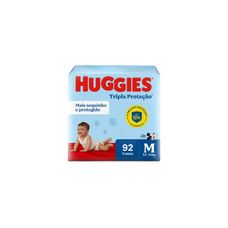 Fralda Huggies Tripla Protecao Disney Baby Hiper M 92 Unidades