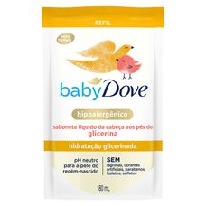Sabonete Dove Baby Hidratação Glicerinada 180ml Refil