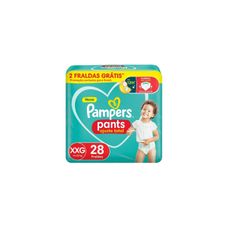 Fralda Descartável Pampers Pants Ajuste Total Xxg Com 28 Unidades