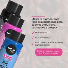 Máscara Pigmentante Salon Line Tô de Cacho Rosa 150ml