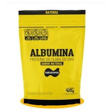 Albumina Sabor Natural 420g Naturovos