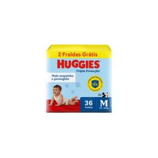 Fralda Huggies Tripla Protecao Disney Meguinha M 36 Unidades
