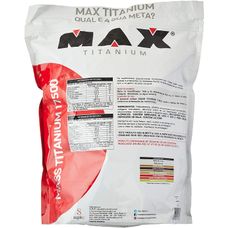 Massa Max Titanium 17500 Sabor Baunilha 1,4Kg