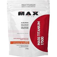 Massa Max Titanium 17500 Sabor Vitamina de Frutas 1,4Kg