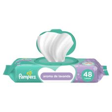Lenço Umedecido Pampers Lavanda com 48 Unidades