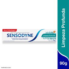 creme Dental Sensodyne Limpeza Profunda Gel 90g