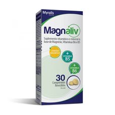 Magnaliv Myralis 130mg+ 2,5mg+ 1mg com 30 comprimidos revestidos