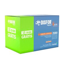 Colágeno Disfor Biolab Sabor Laranja 45 Sachês de 11g