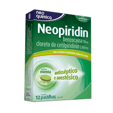 Neopiridin Neo Quimica 10mg+ 1,46610mg com 12 pastilhas
